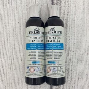 Curlsmith Hydro Style Flexi Jelly (Set of 2) Styling Gel 8oz Medium Hold Vegan